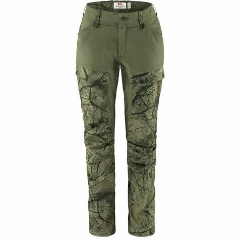 Fjallraven Keb Hiking Pants Dark Green Singapore For Women (SG-766391)